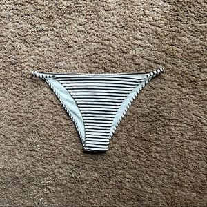 Striped bikini bottoms size small